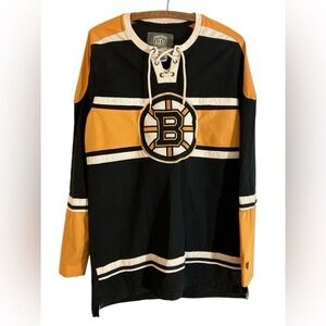 Old Time Hockey Men’s size Medium Bruins Long Sleeve Shirt
